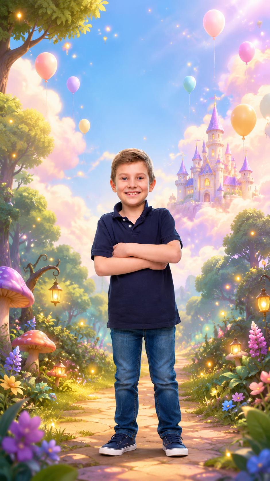 Escena personalizada del cumple de Mateo